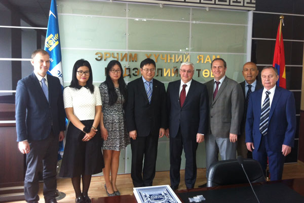 Meeting in the Ministry of Energy of Mongolia