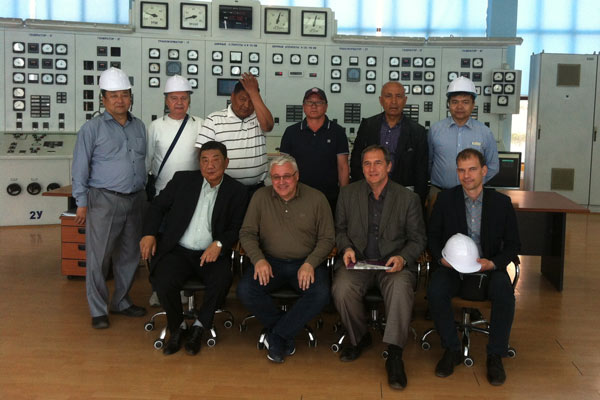 MPEI delegation visited Darkhan combined heat and power plant
