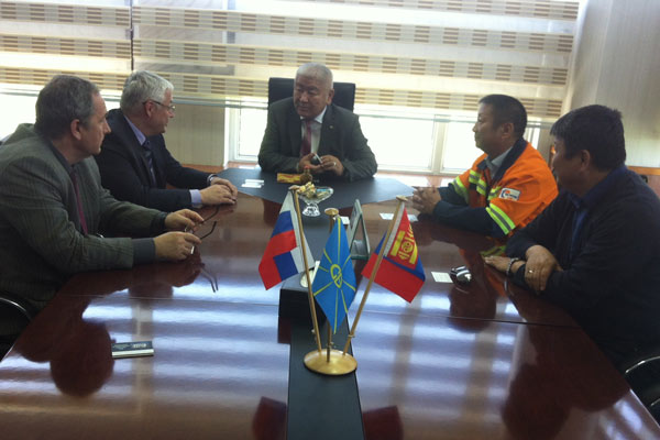 Meeting with Deputy Director General in production in LLC Erdenet Enterprise