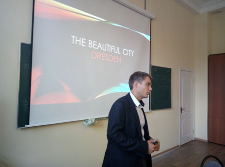 презентация двух стипендиальных  программ для обучения студентов МЭИ в Техническом Университете Дрездена