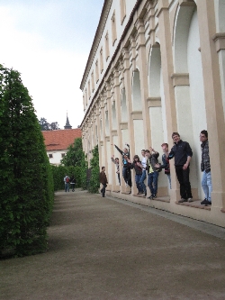 22. MPEI students at the Czech President Park