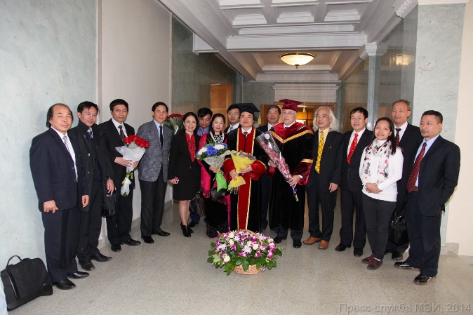 232. Vietnamese delegation during solemn ceremony â€œMPEI Honorable Doctorâ€.