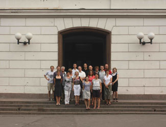 29. The delegation of students and teachers of Wroclaw Economic University during their visit to MPEI in August, 2010 on the basis of exchange program
