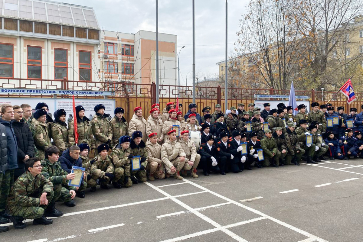 В НИУ «МЭИ» прошли Военно-спортивные игры юнармейцев