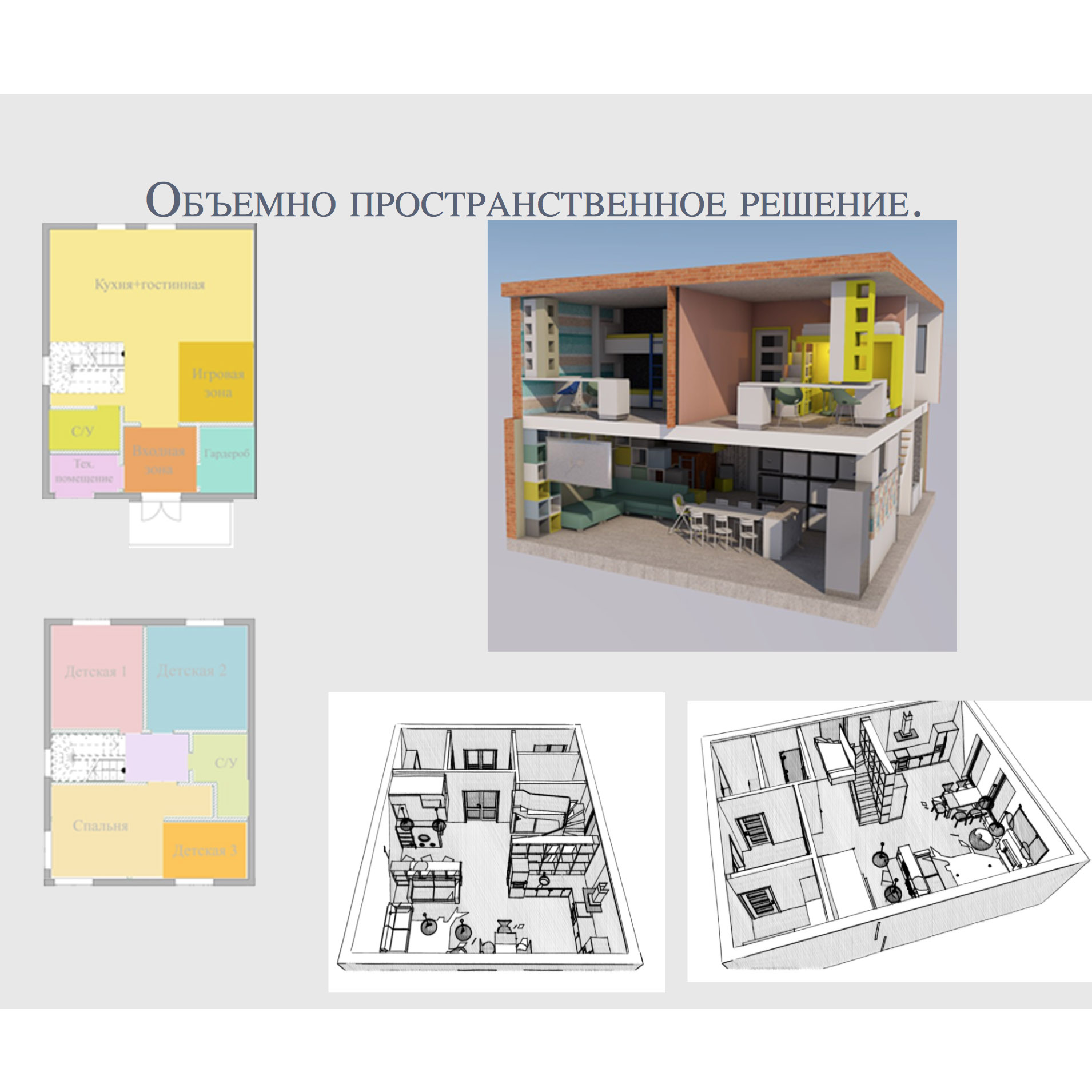 Пространственно функциональное решение проекта